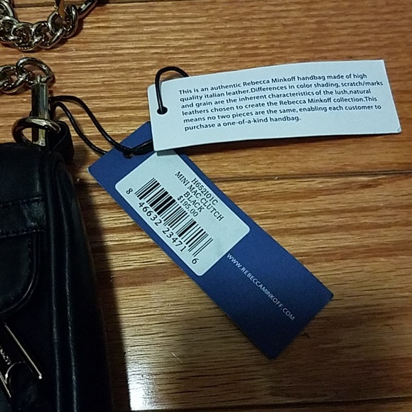NWT rebecca minkoff mini mac clutch / crossbody - Picture 5 of 12